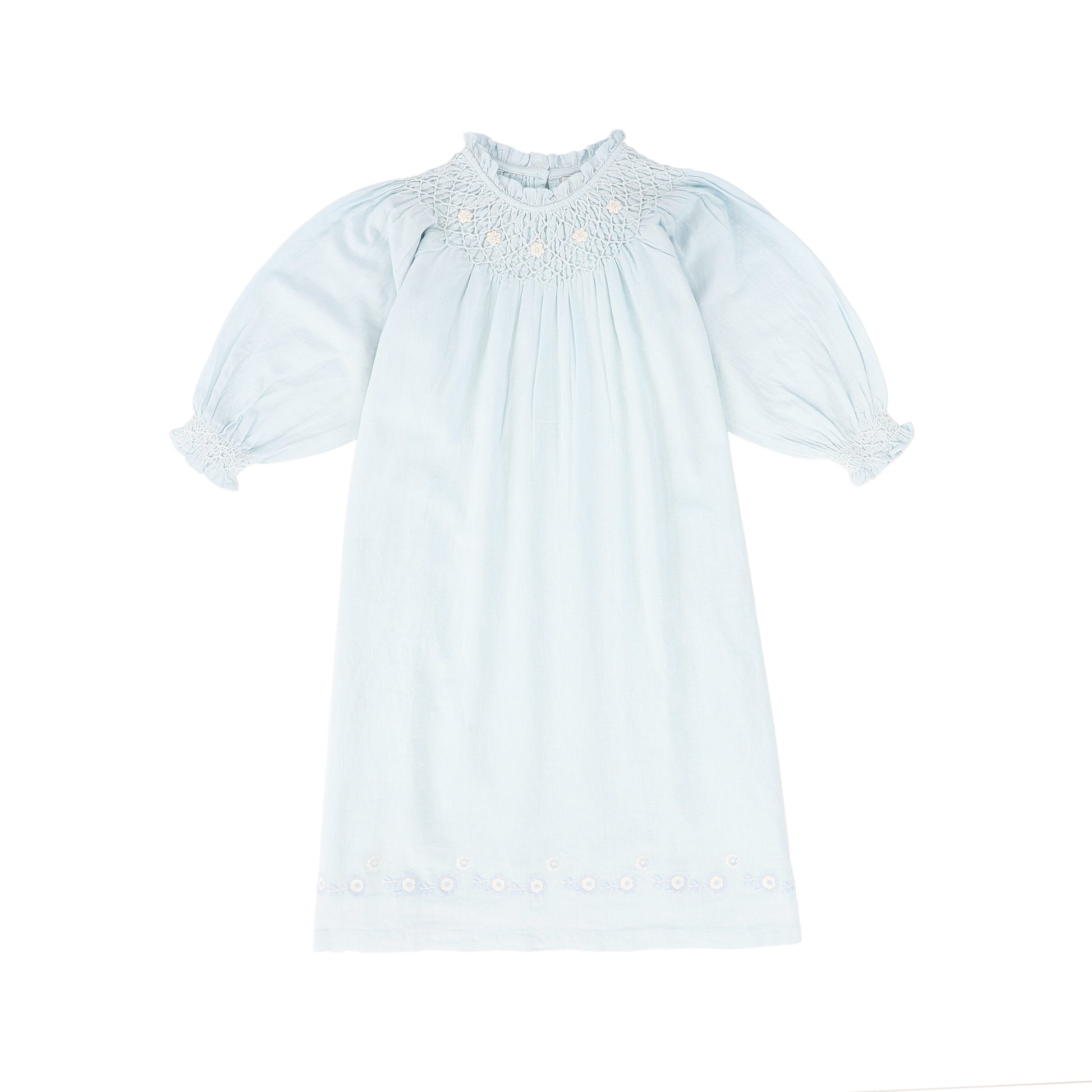 Bebe Organic Cloud Blue Maya Dress 4 / Cloud Blue Bebe Organic Cloud Blue Maya Dress 4 / Cloud Blue