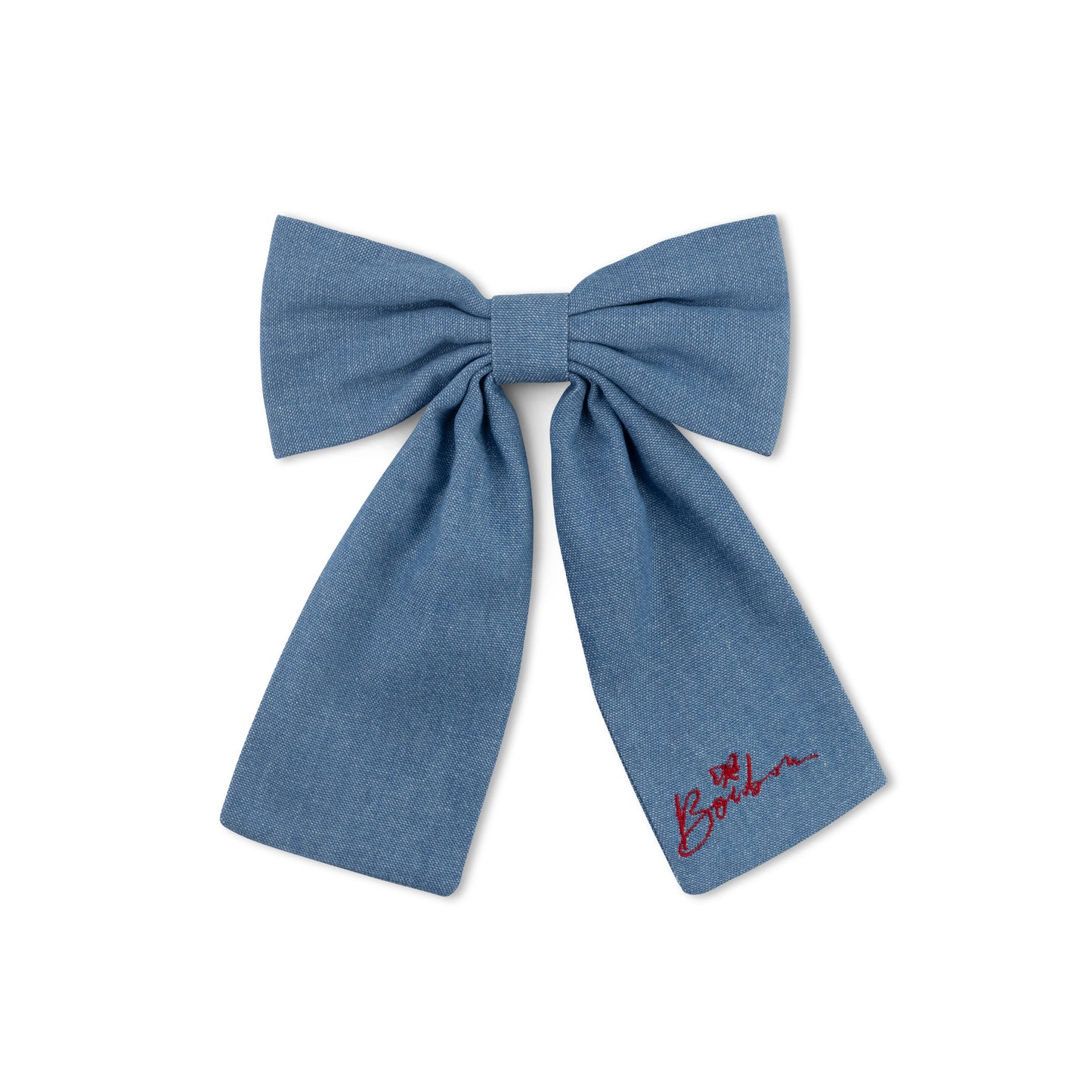BOWBON BLUE DENIM BOW [FINAL SALE]