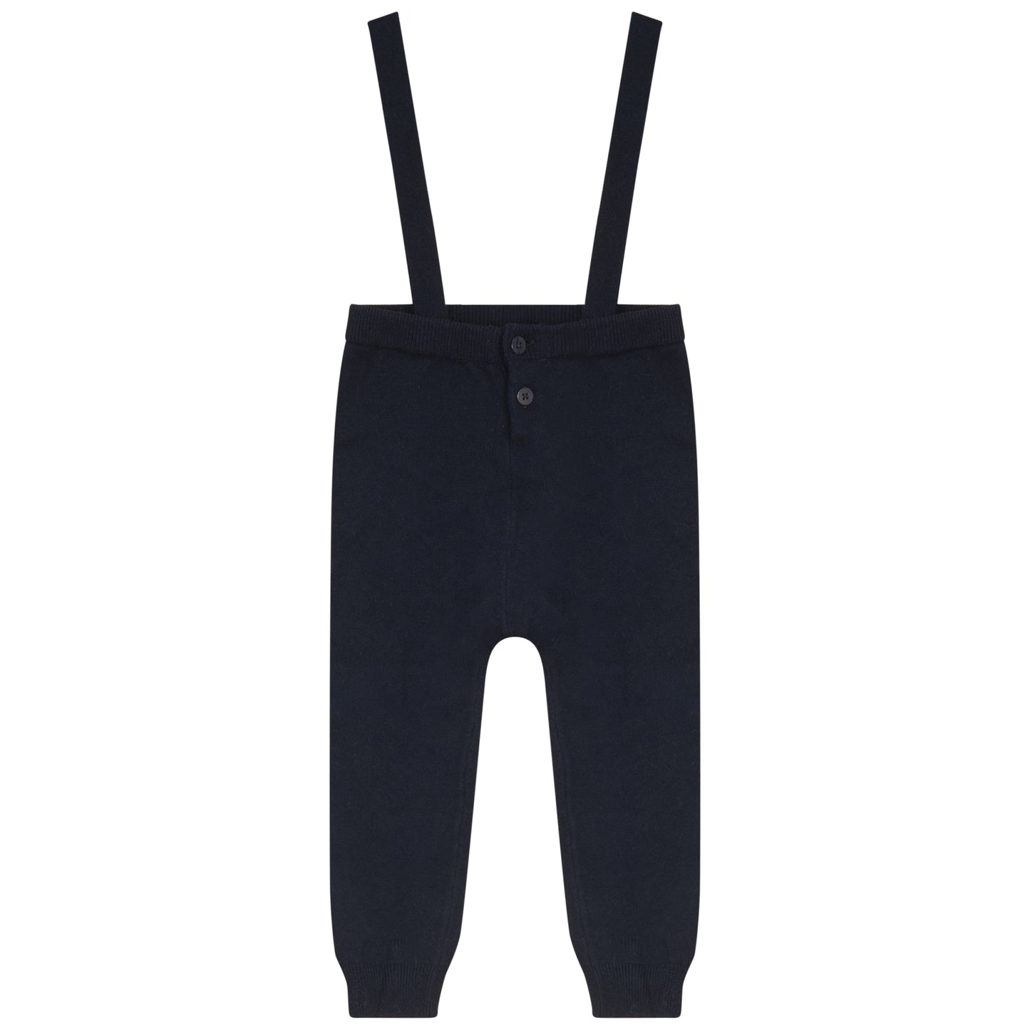 MANN NAVY KNIT OVERALLS