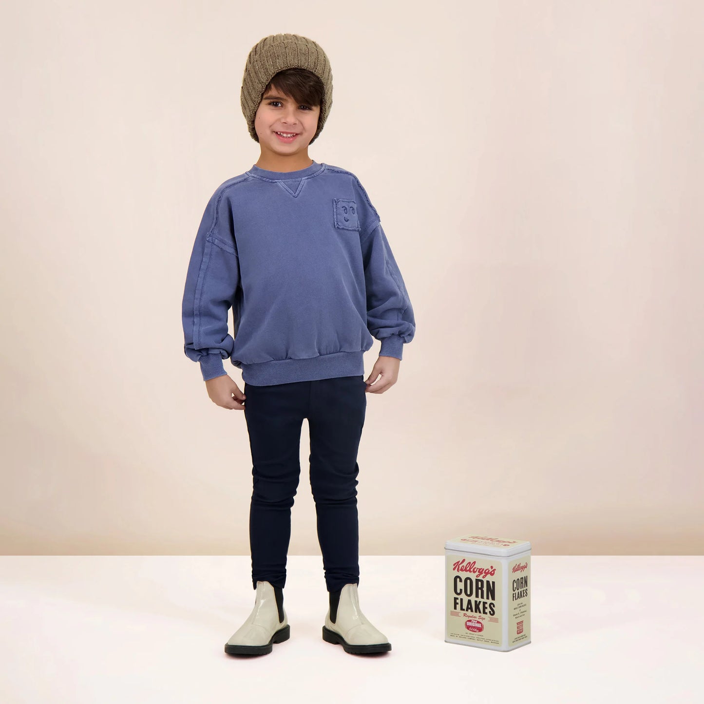 ANALOGIE BLUE WASH SWEATSHIRT