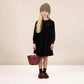 ANALOGIE BLACK VELOUR DRESS
