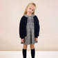 ANALOGIE DUSTY BLUE DAISY FLORAL DRESS