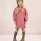 ANALOGIE MINERAL RED SHERPA TULIP DRESS