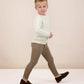 ANALOGIE CREAM CABLE KNIT SWEATER