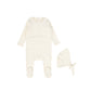 LAMOUR LOU BLUE/BROWN PLAID FOOTIE