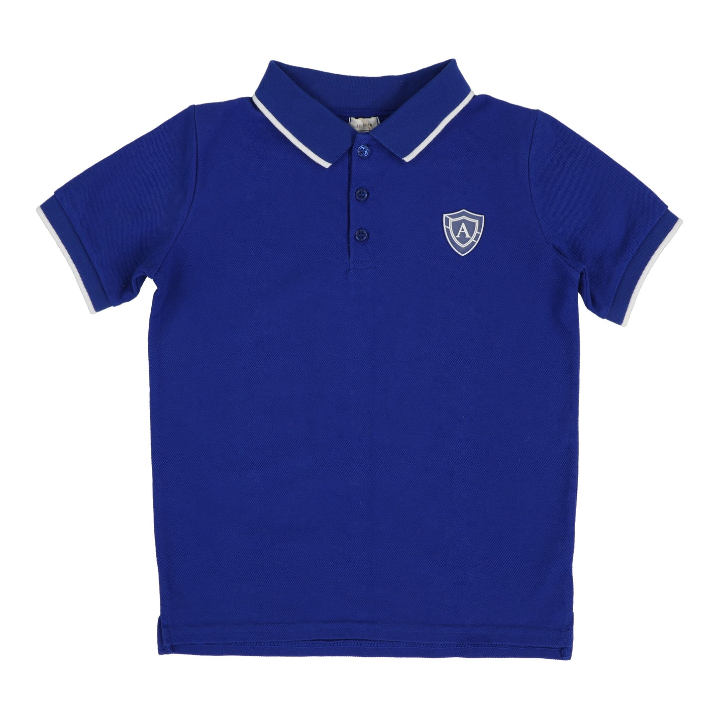 LIL LEGS ROYAL BLUE LOGO POLO