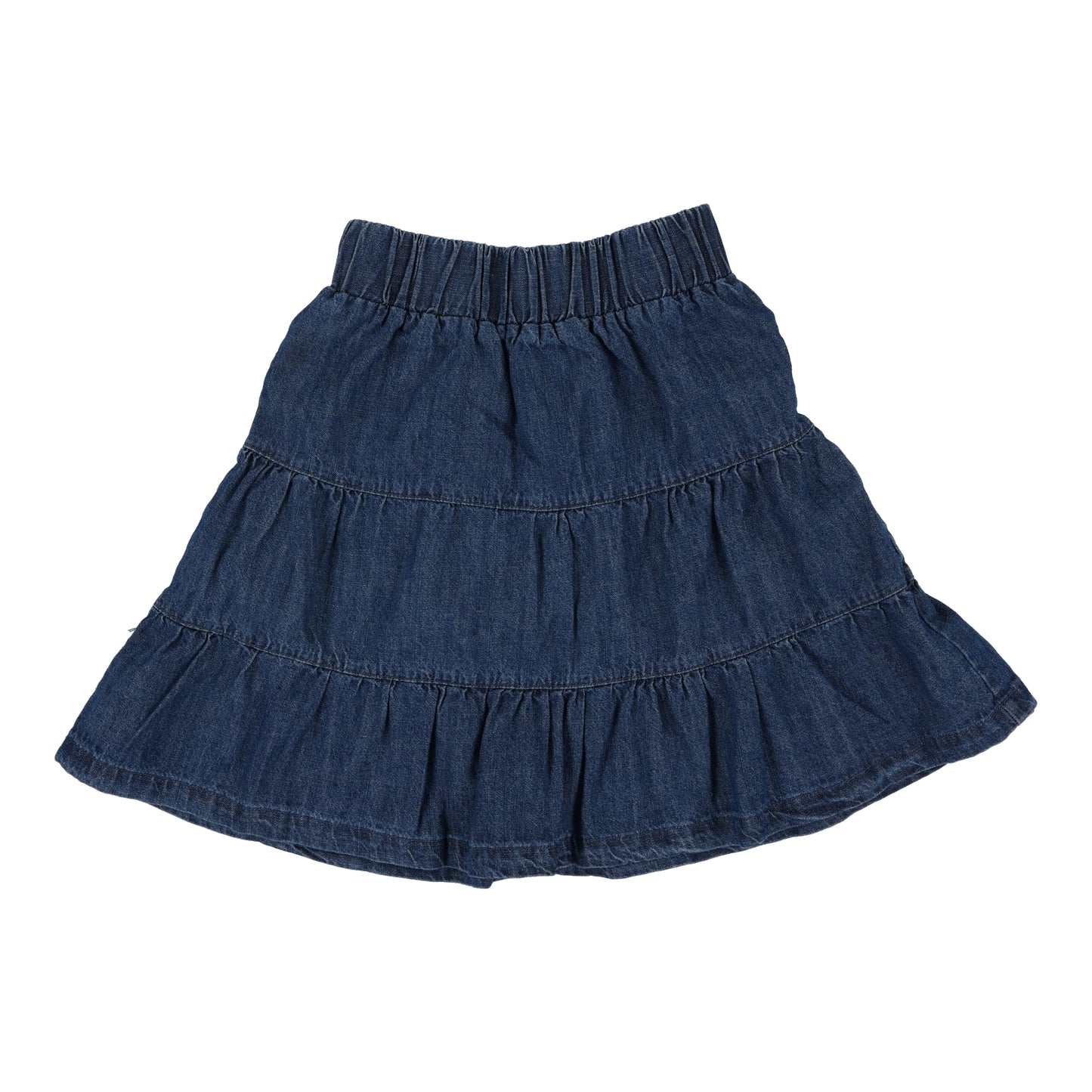 ANALOGIE DARK DENIM TIERED SKIRT