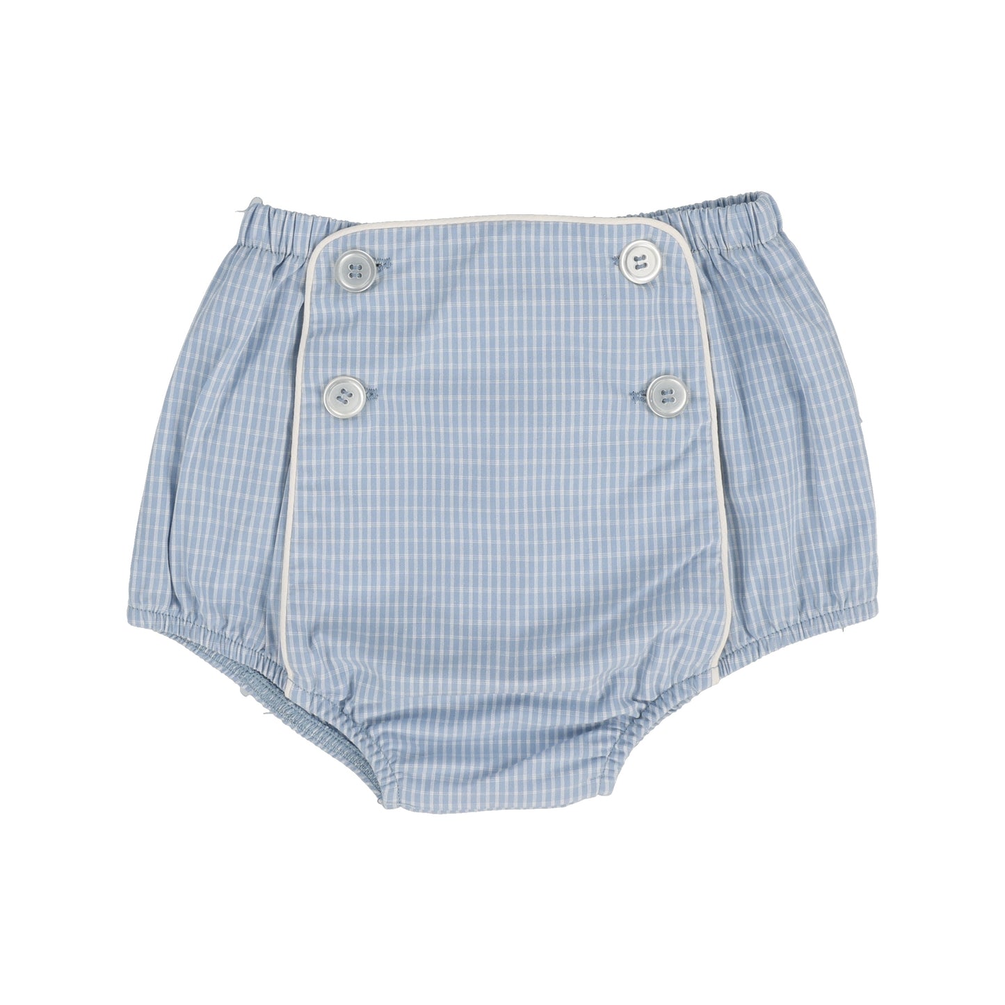 ANALOGIE BLUE WINDOWPANE BUTTON BLOOMER