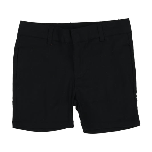 LIL LEGS BLACK DRESS SHORTS