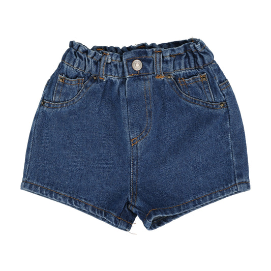 ANALOGIE MID BLUE DENIM GIRLS SHORTS