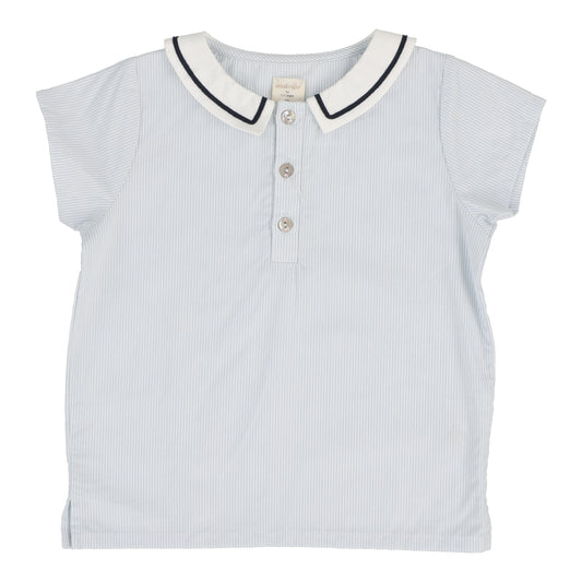 ANALOGIE BLUE SAILOR COLLAR SHIRT