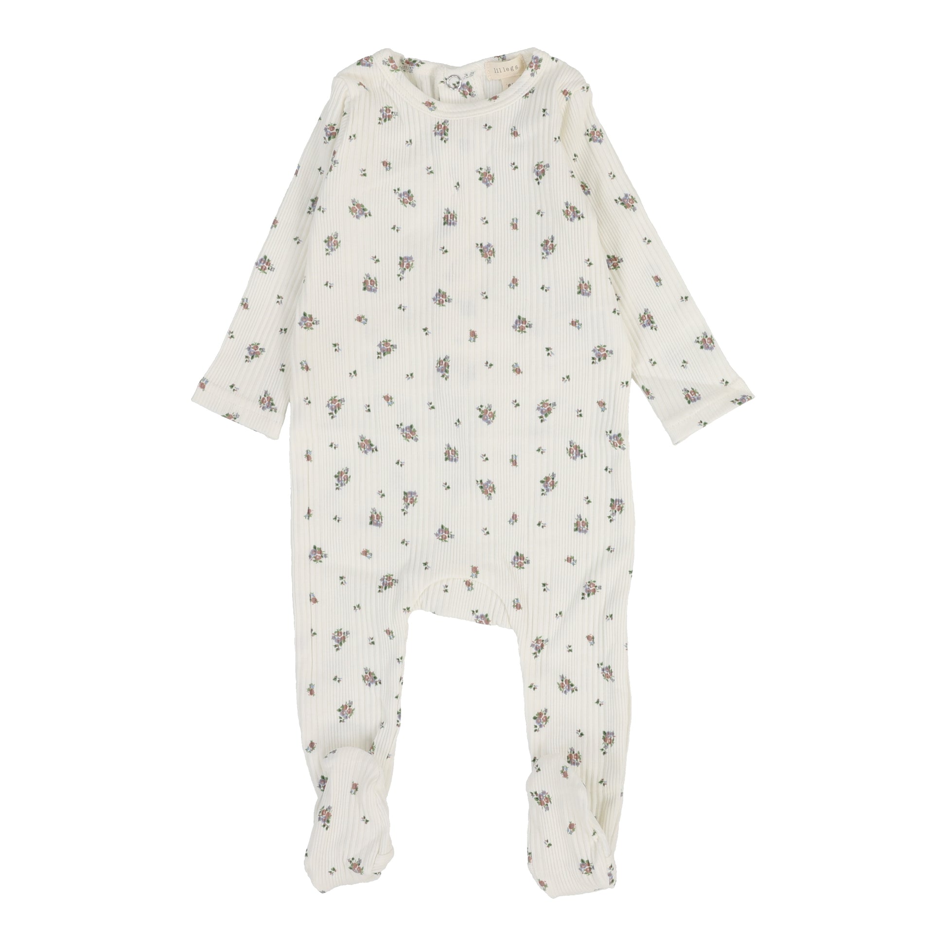 Lil Leg Pink Floral Footie & Bonnet Lil Leg Pink Floral Footie & Bonnet