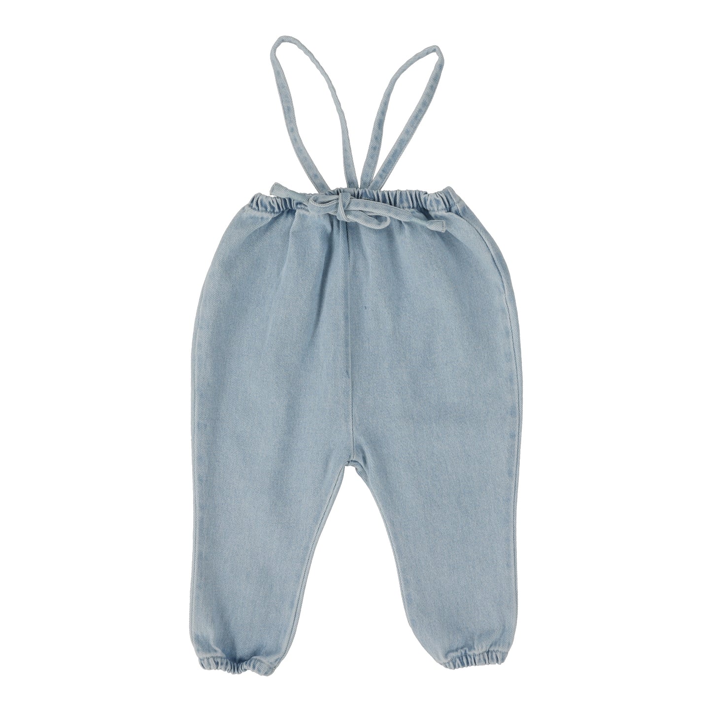 ANALOGIE LIGHT BLUE DENIM SUSPENDER PANTS