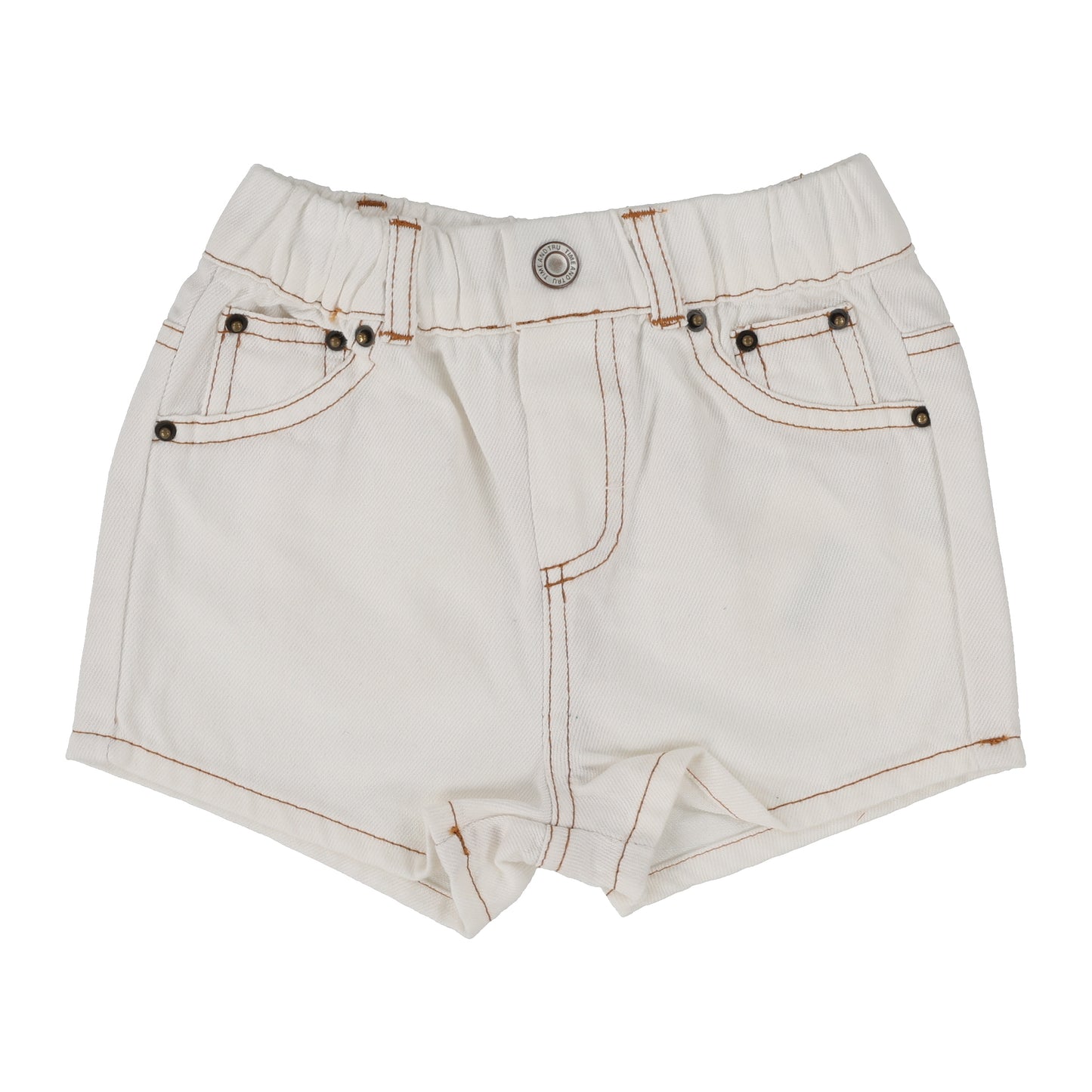 ANALOGIE WHITE DENIM BOY SHORTS