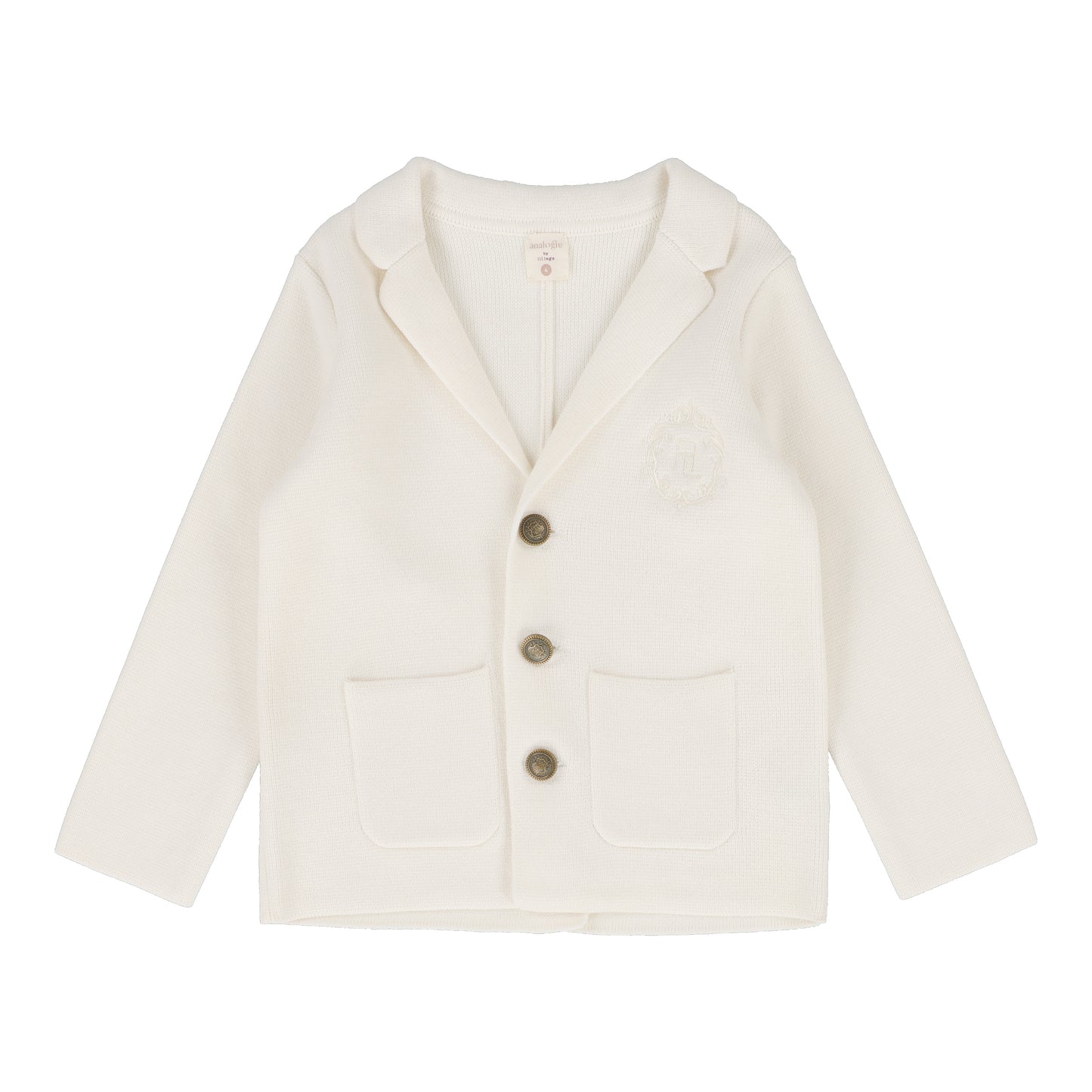 ANALOGIE CREAM CREST KNIT BLAZER