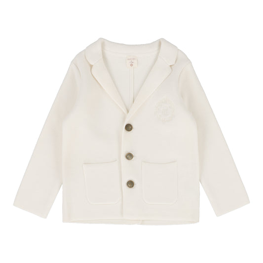 ANALOGIE CREAM CREST KNIT BLAZER