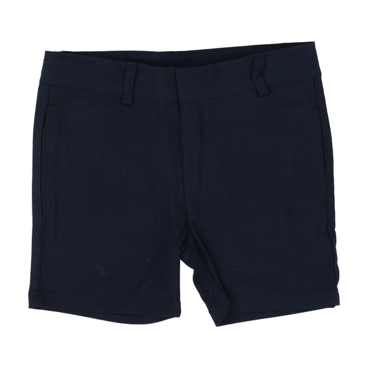 LIL LEGS NAVY DRESS SHORTS