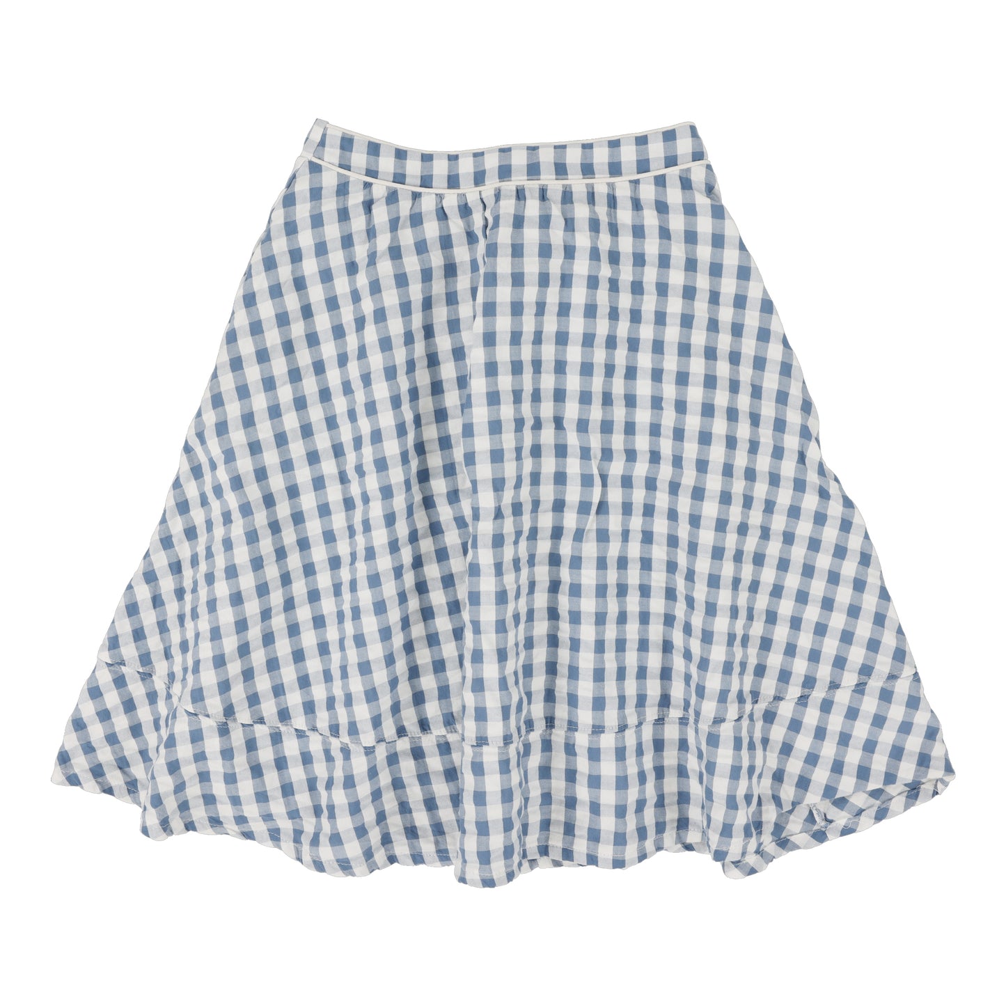 ANALOGIE BLUE GINGHAM SKIRT