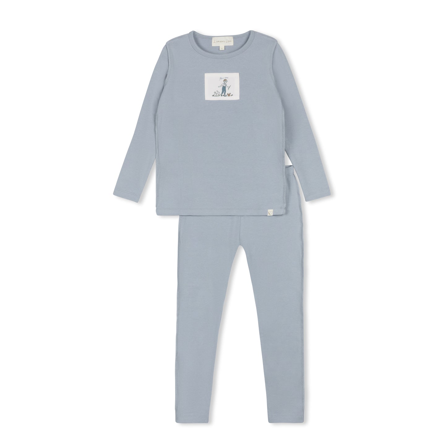 L'AMOUR LOU LIGHT BLUE SWEET PATCH PAJAMA
