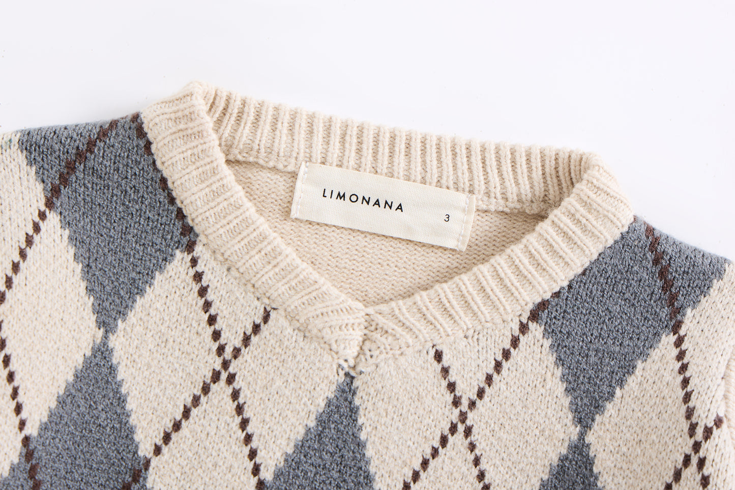 LIMONANA CREAM WINTERBERRY BOYS SWEATER