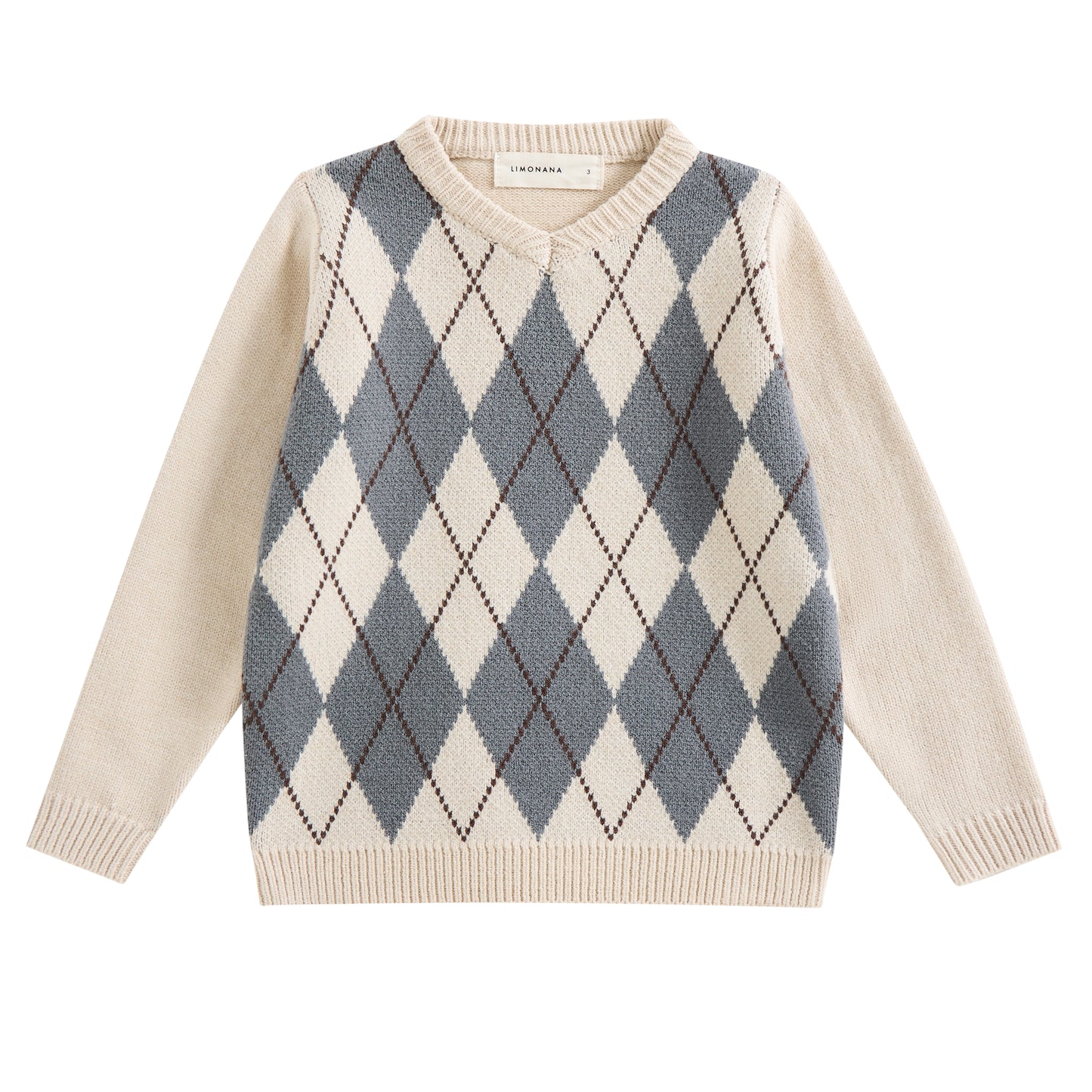 LIMONANA CREAM WINTERBERRY BOYS SWEATER