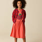 WANDER & WONDER RED APPLE KNIT CARDIGAN