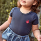 LITTLE PARNI DENIM HEART PRINT BLOOMER
