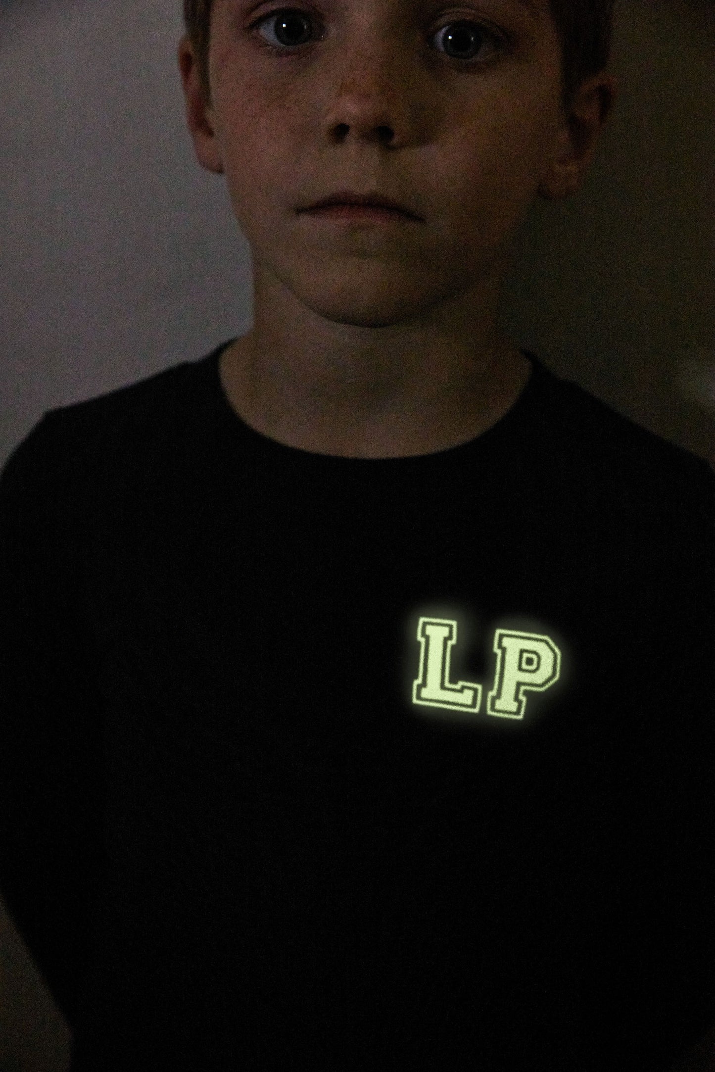 LITTLE PARNI NAVY LOGO PAJAMA SET