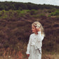 LRDM PETITS GREY BOW WRAP SKIRT