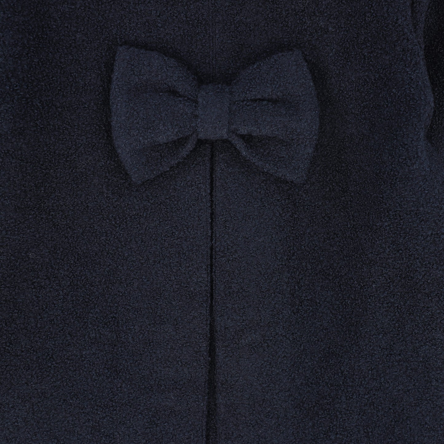 LRDM PETITS NAVY TWILL BUTTON COAT