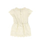 LRDM PETITS BEIGE FLOWER APPLIQUE DRESS [FINAL SALE]