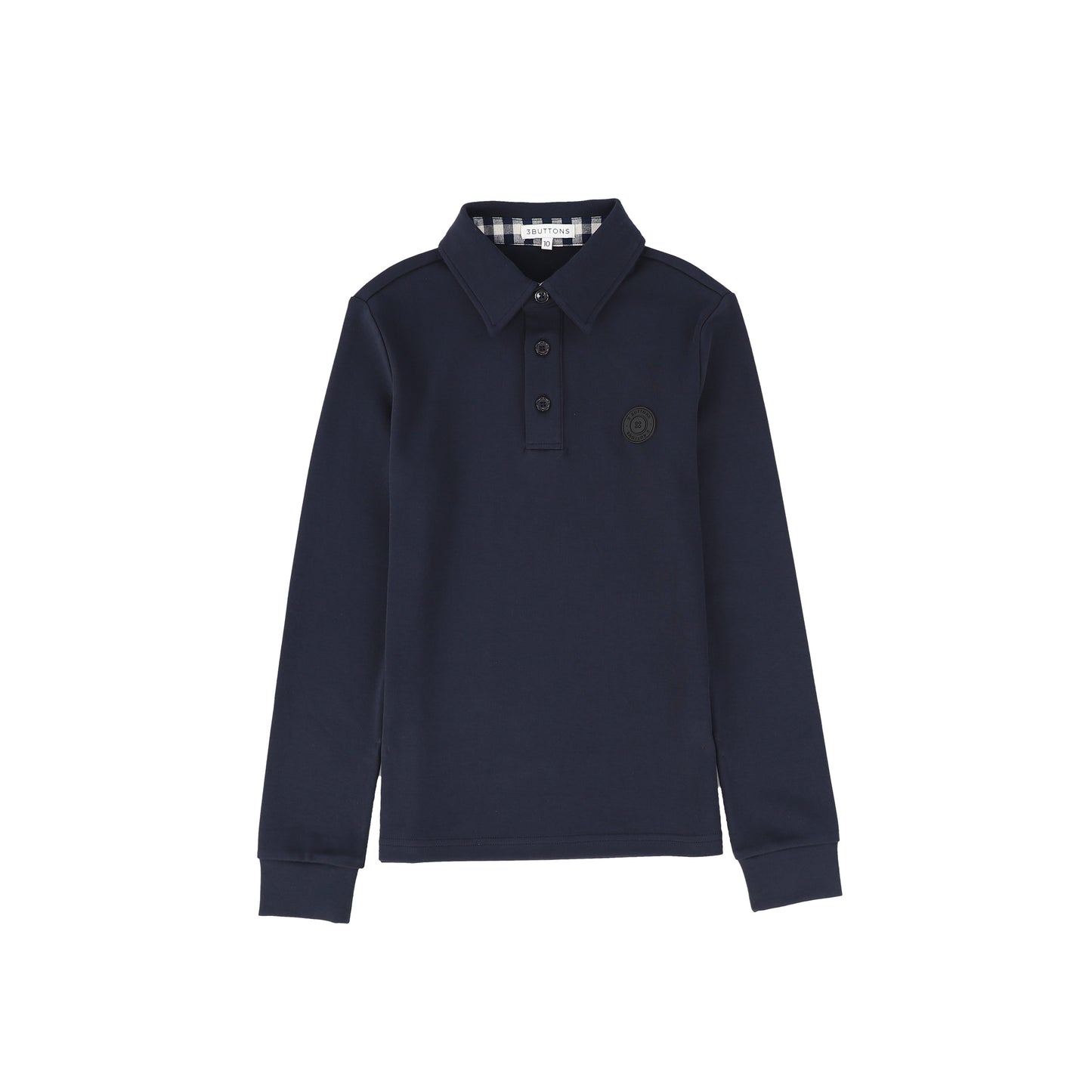 3 BUTTONS NAVY LOGO PATCH POLO