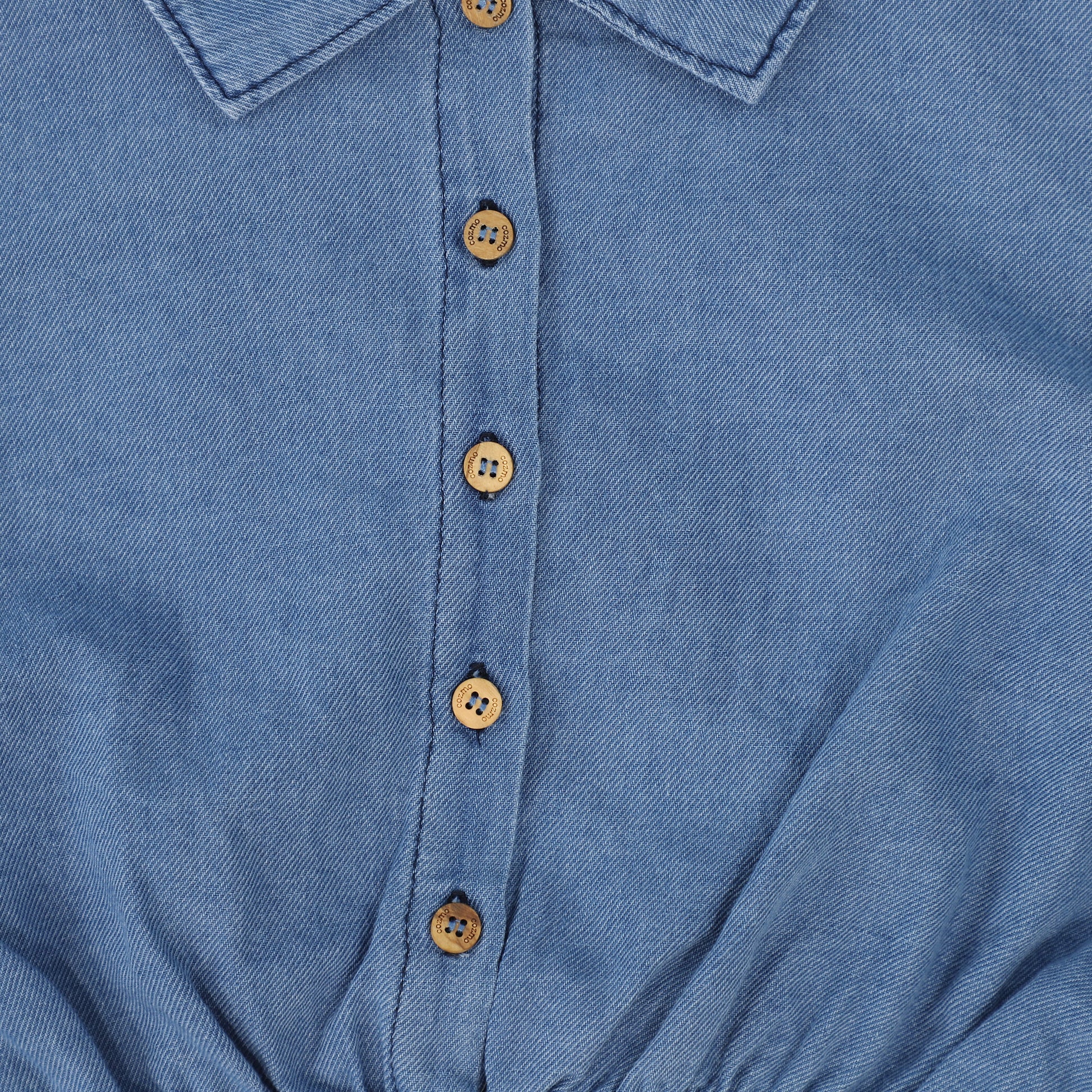 my little cozmo denim dress My Little Cozmo - Baby Boutique Clothing