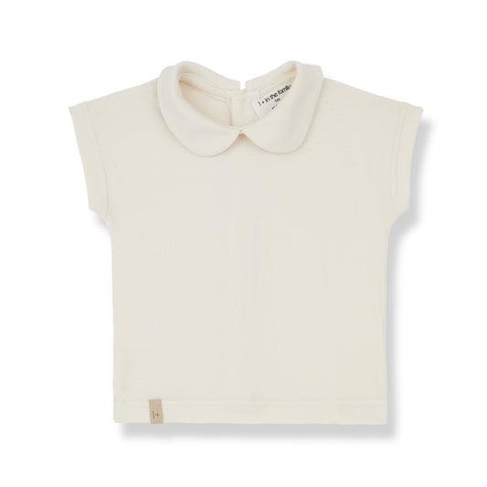 1 + IN THE FAMILY IVORY PETER PAN COLLAR SHIRT