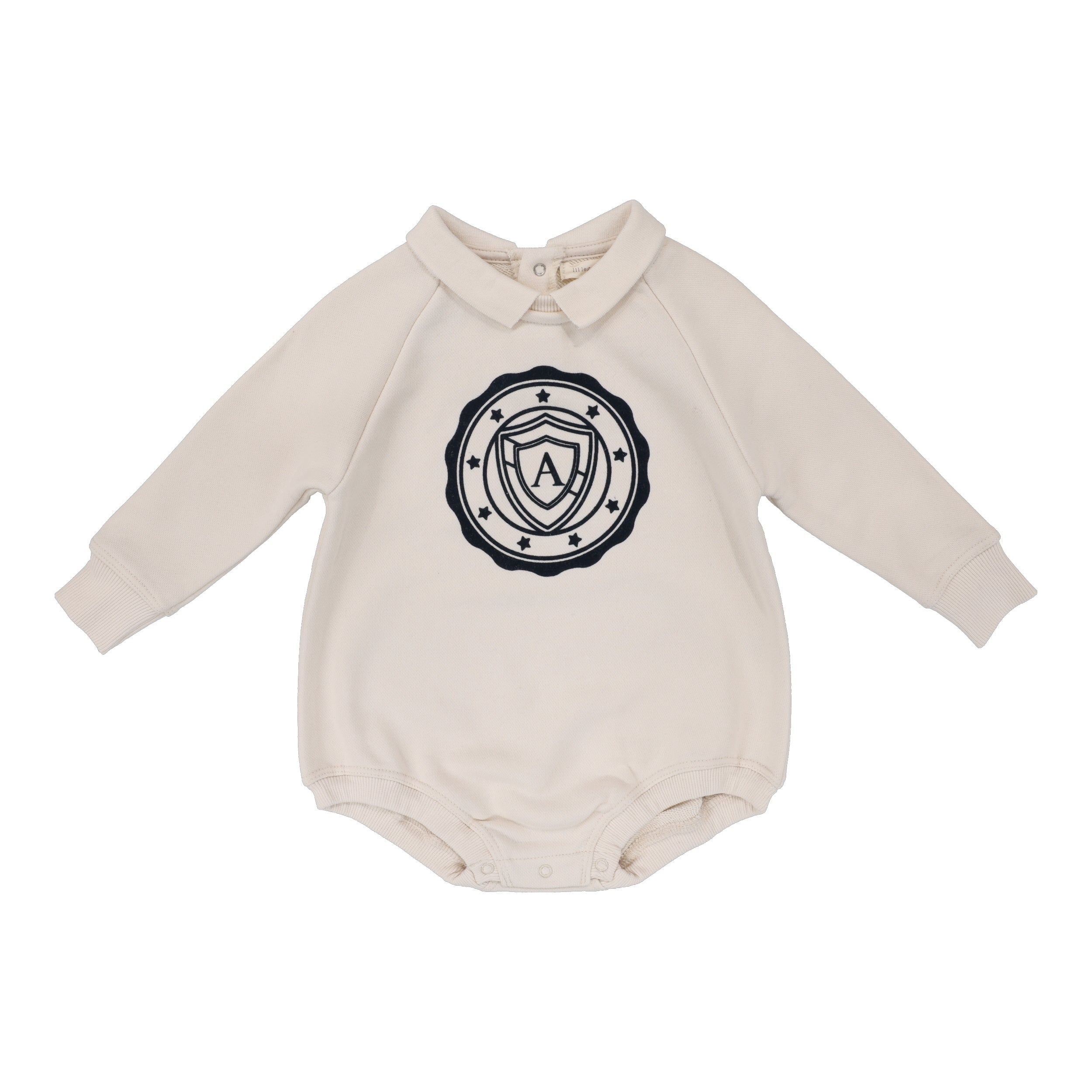 Lil Legs Puff Sleeve Tee 3/4 Sleeve - Floral Interlock (Camp Scouts Collection)