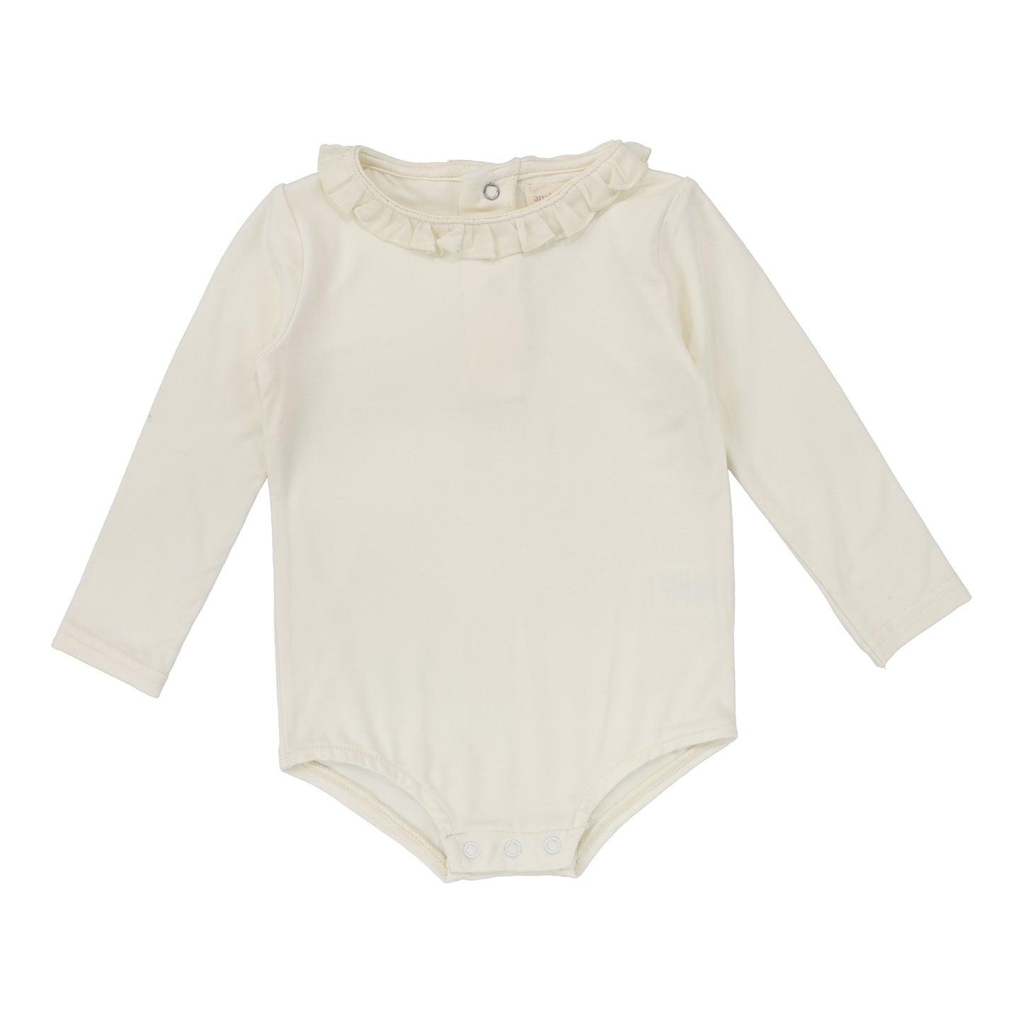 ANALOGIE CREAM RUFFLE COLLAR ONESIE [FINAL SALE]