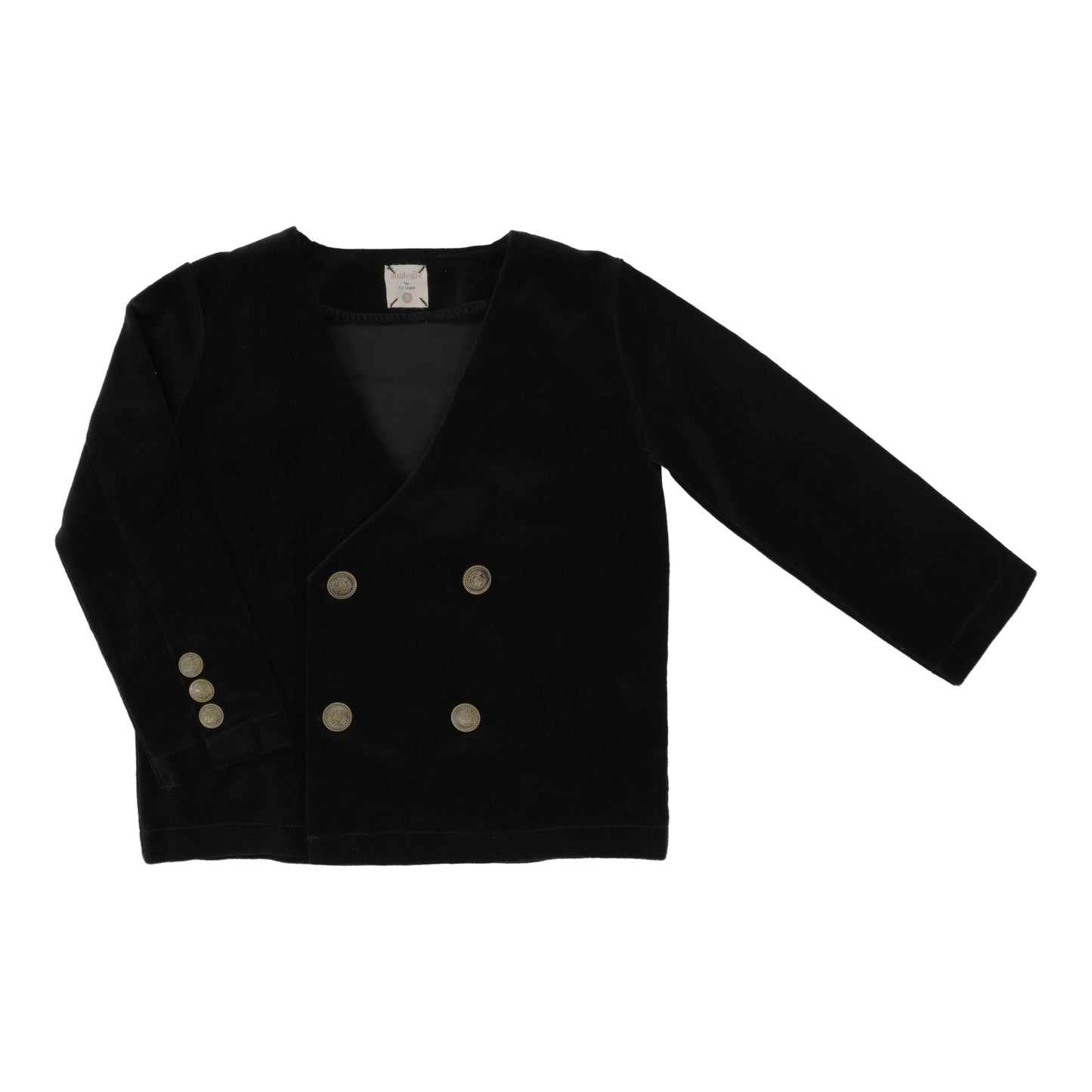 ANALOGIE BLACK VELVET BLAZER [FINAL SALE]