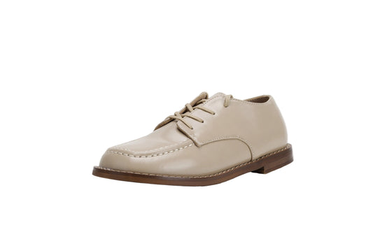 TANNERY & CO TAUPE CHUNKY LACE SHOE