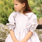 LITTLE TEMPEST LAVENDER TAFFETA SCALLOP TRIM GOWN