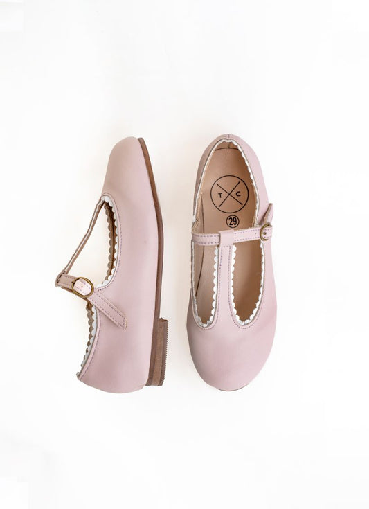 TANNERY & CO LAVENDER T-STRAP SHOES