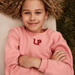 LITTLE PARNI PINK LOGO SWEATSHIRT