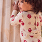 LITTLE PARNI RED LOGO FOOTIE + BEANIE