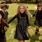 LITTLE PARNI BLACK DENIM POCKET JUMPER