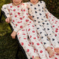 LITTLE PARNI NAVY LOGO PAJAMA SET