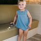 ANALOGIE BLUE TENCEL DENIM CAPSULE BOYS ROMPER