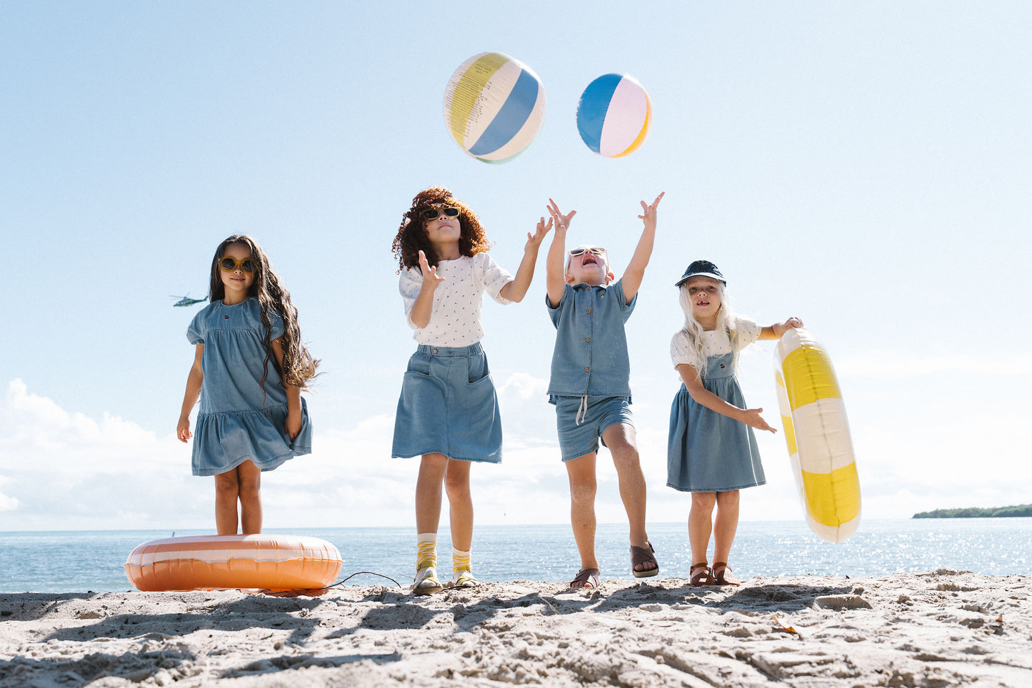 ANALOGIE BLUE TENCEL DENIM CAPSULE SHORTS