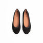 CAMILLE KIDS BLACK SUEDE BALLET FLAT