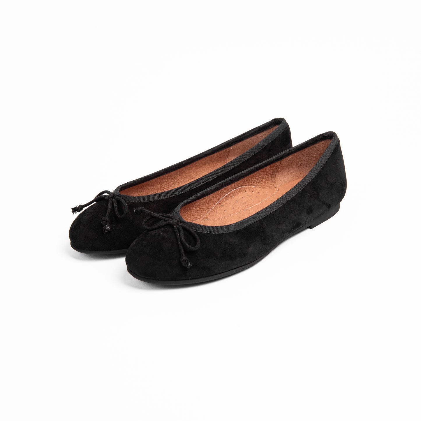 CAMILLE KIDS BLACK SUEDE BALLET FLAT