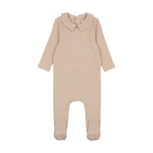 MEMA KNITS TAUPE BOY BASE FOOTIE