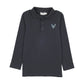 BOPOP NAVY TWO TONE EMBROIDERED LOGO POLO SHIRT
